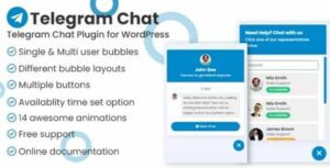 Telegram Chat Support Pro WordPress Plugin GPL
